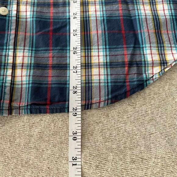 Aeropostale Button Up Shirt Mens Medium Plaid Rear Collar Button Long Sleeve - Picture 6 of 8